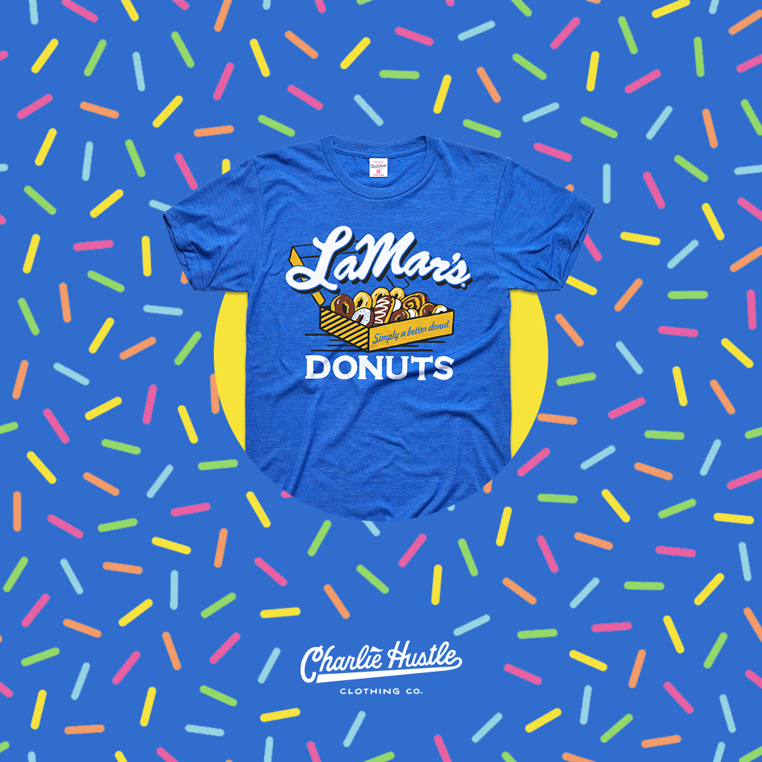 LaMar's Donuts tee - Blue