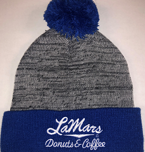 LaMar's Blue & Gray Knit Hat
