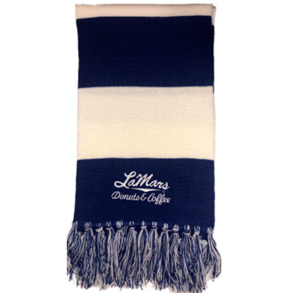 LaMar's Blue & White Scarf